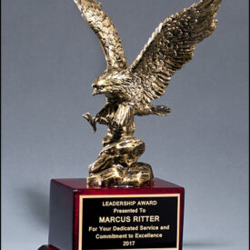 Eagle Casting on Rosewood Piano-Finish Base.