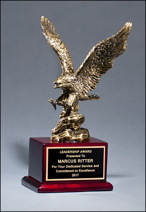 Eagle Casting on Rosewood Piano-Finish Base.
