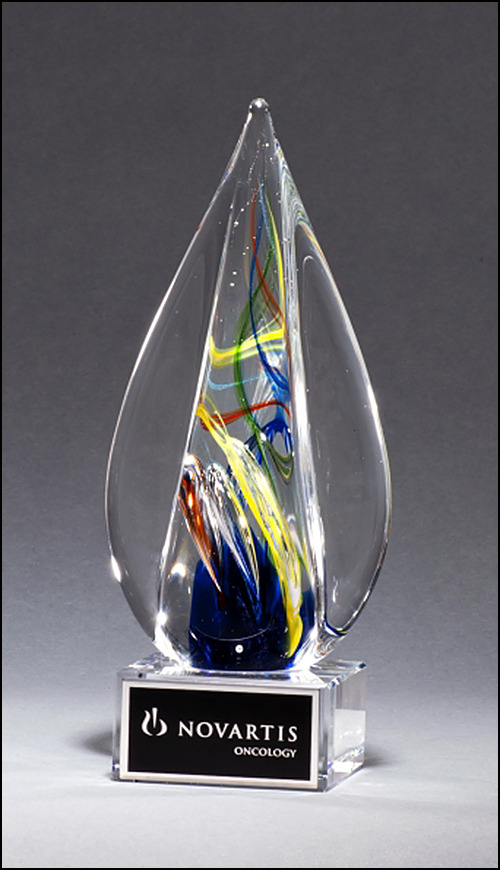 Flame-Shaped Art.