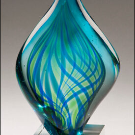 Blue and Green Art Twist.