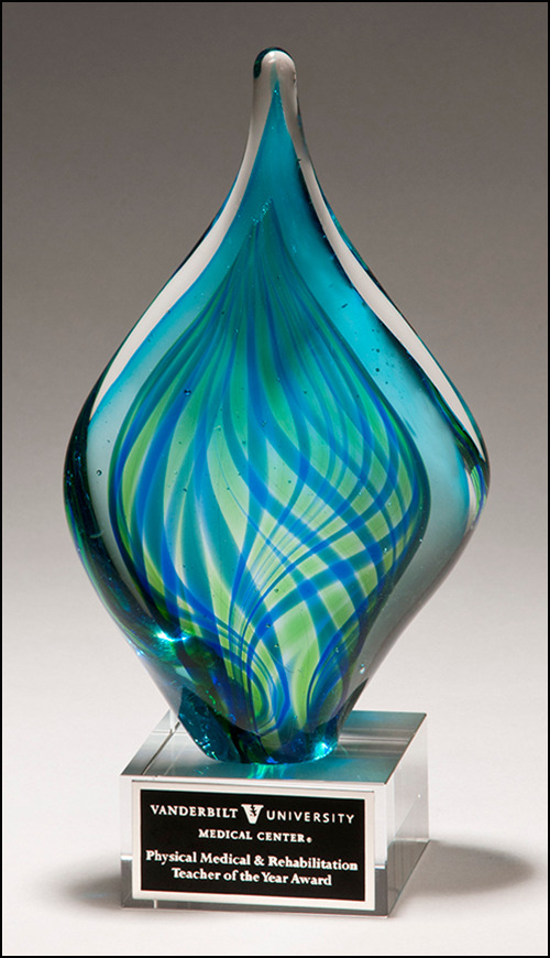 Blue and Green Art Twist.