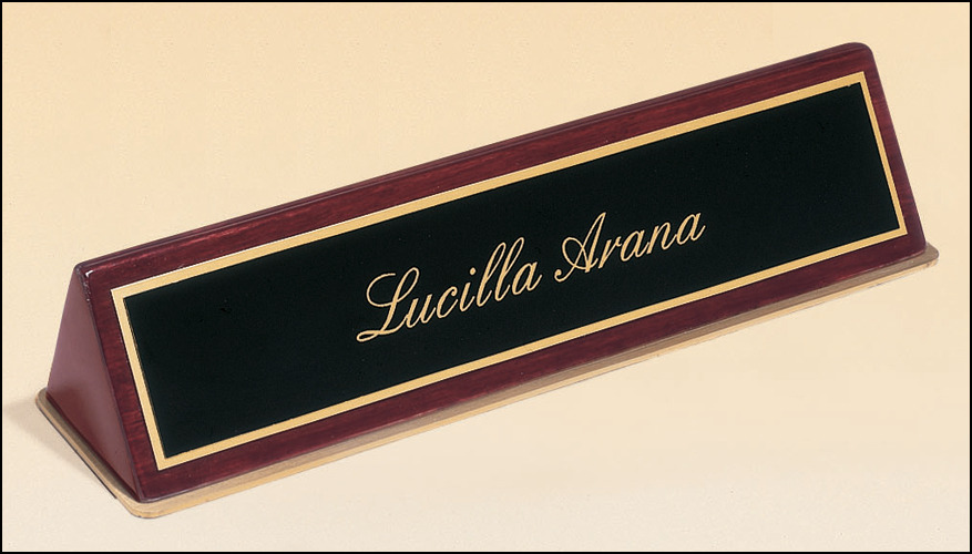 Piano Finish Nameplate.
