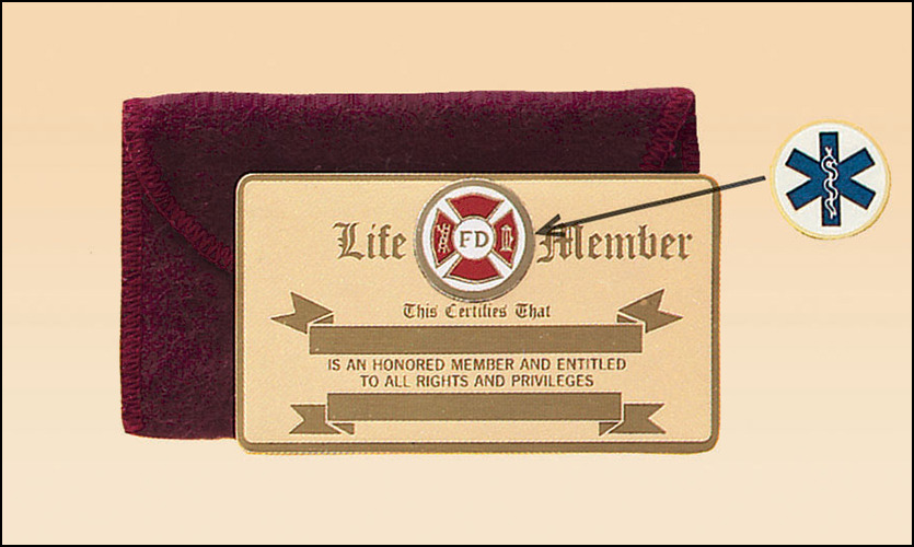 Bronze Wallet Card.