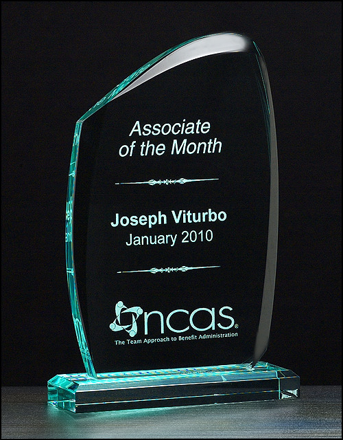 Acrylic Award on Acrylic Base.