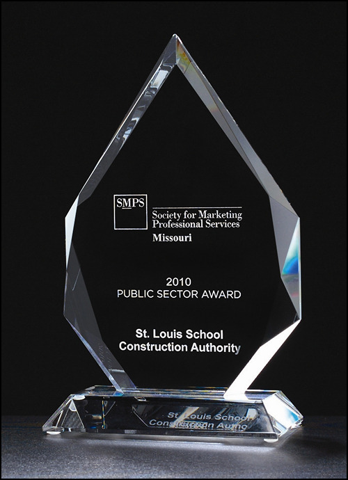 Multi-Faceted Crystal Award.