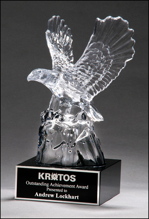 Eagle on Black Crystal Base.