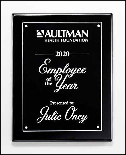 Plaque with Acrylic Engraving Plate.