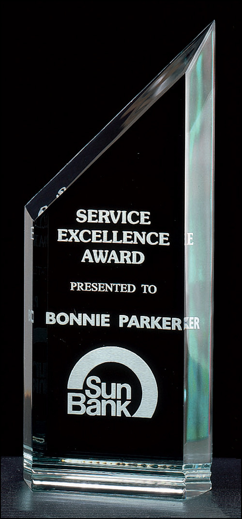 Acrylic Free-Standing Award.