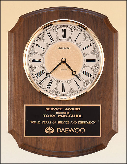 Wall Clock Plaque.