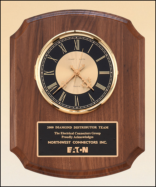 Wall Clock Plaque.