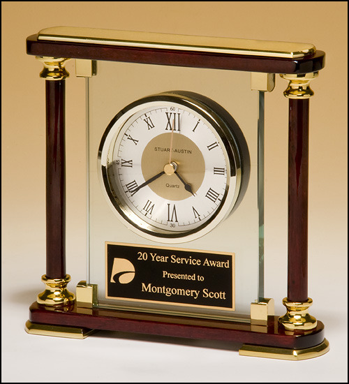 Traditional Glass Clock.