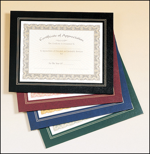 Leatherette Frame Certificate Holder.