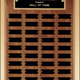 40 Black Brass Plates.