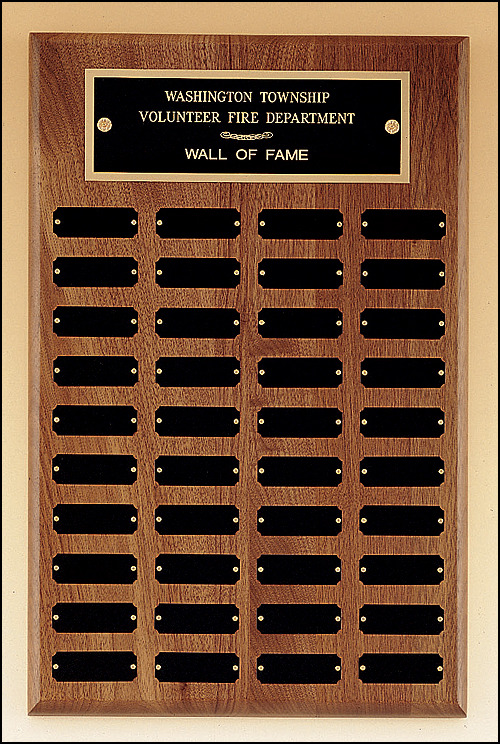 40 Black Brass Plates.
