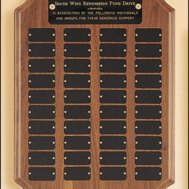 40 Black Brass Plates.