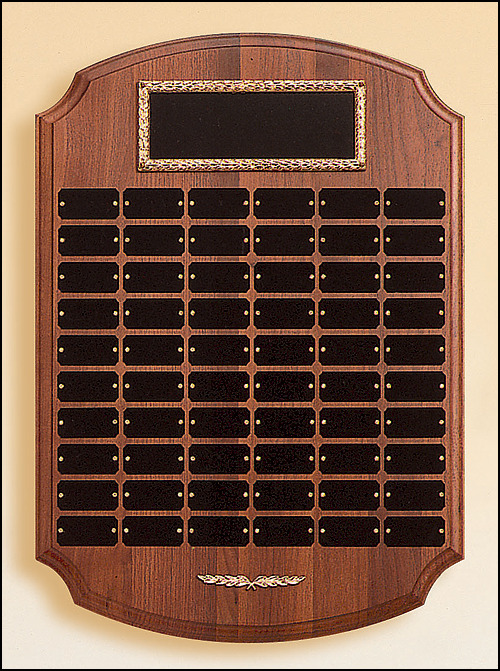 60 Black Brass Plates.