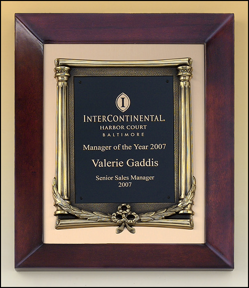 Antique Bronze Finished Metal Frame.