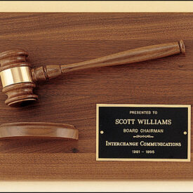 American Walnut Gavel.