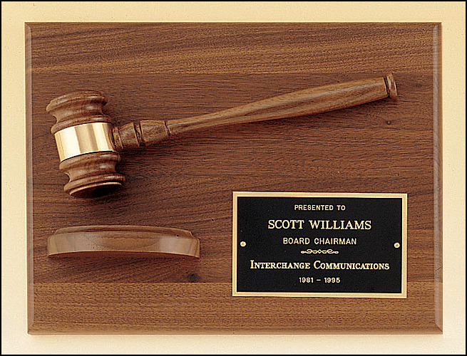 American Walnut Gavel.