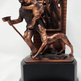 - Fireman with Dog and Child.
