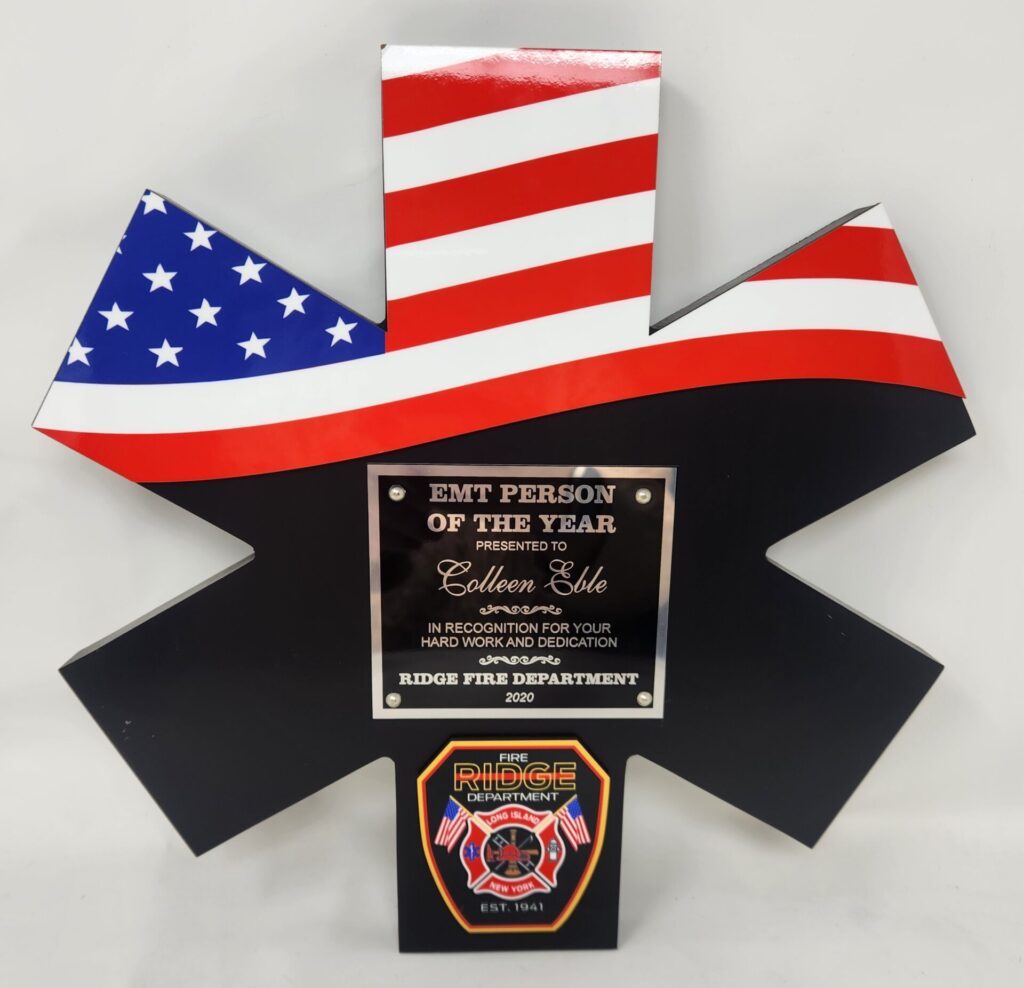 FlagF - Star of Life with Flag and Patch.