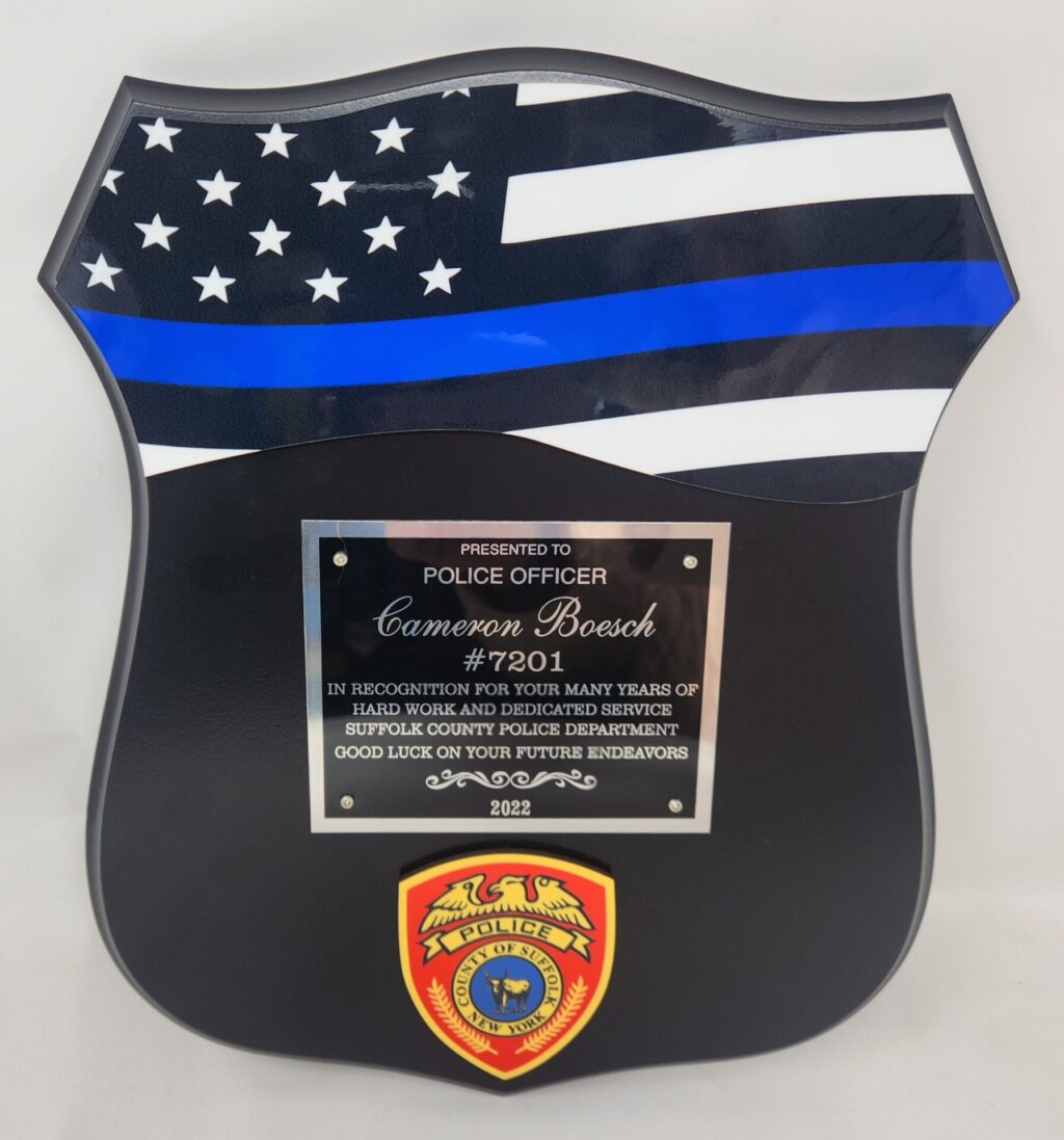 FLAG - PD Shield Plaque.
