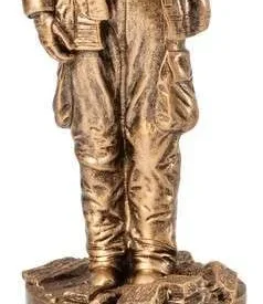 127 - Firewoman Statue Resin.