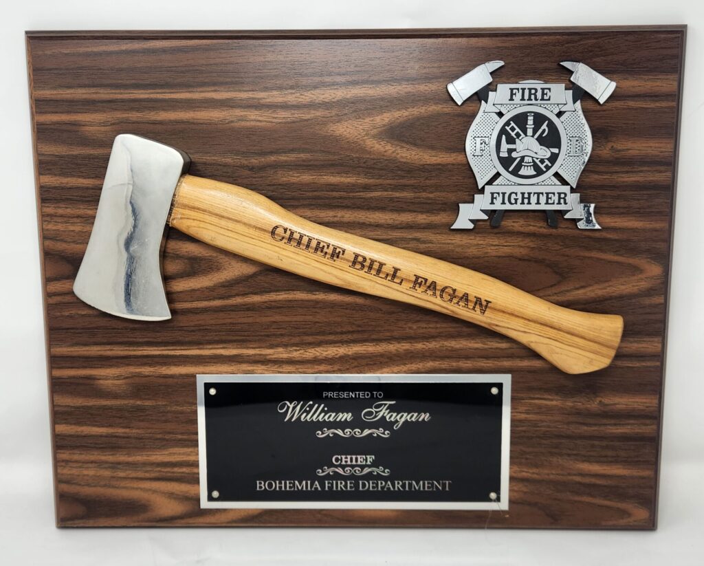 BC76 - Axe with Acrylic Maltese Insignia.