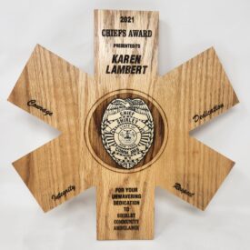 - Star of Life with Badge.