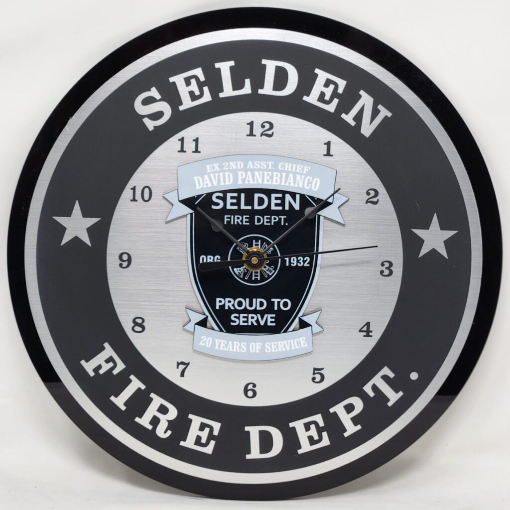 Dept Patch Years of Service Clock.