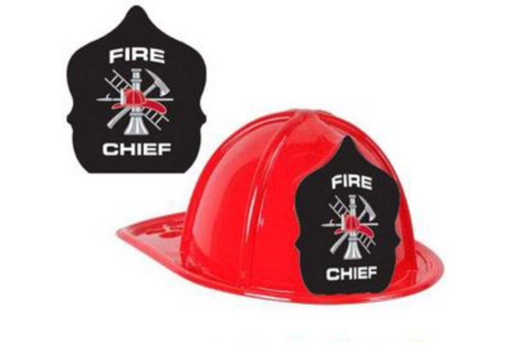 Plastic Fireman Hat.