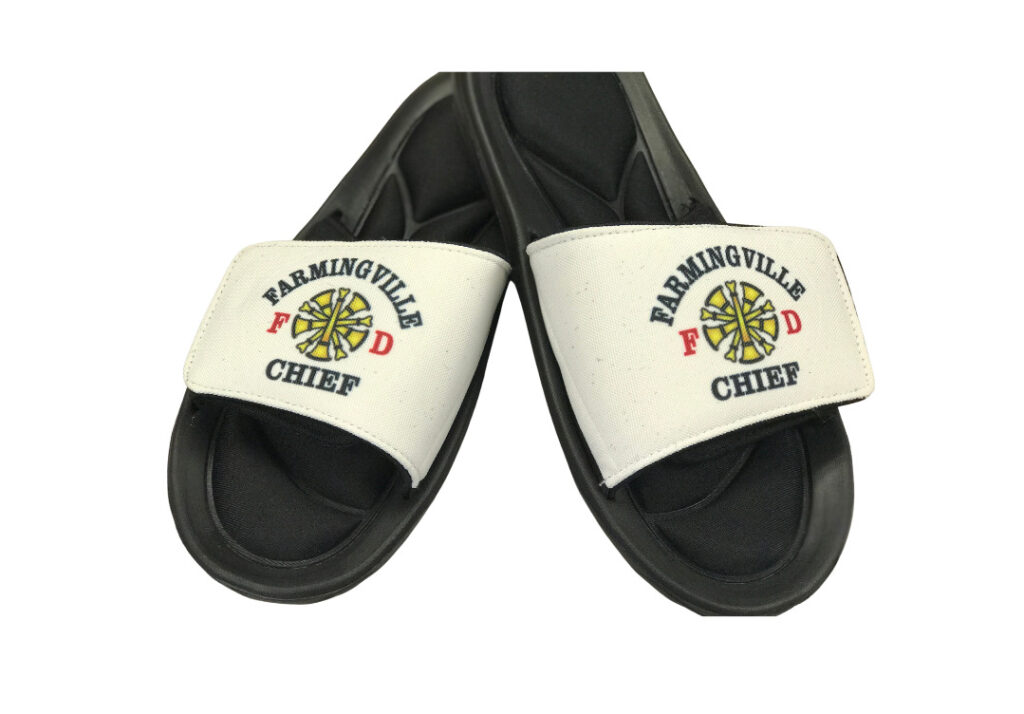 Sandals.