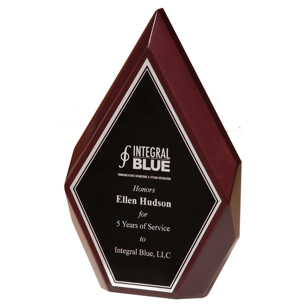 High Gloss Rosewood Diamond.