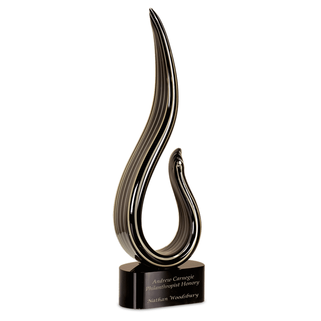 Black and Gold Curve.