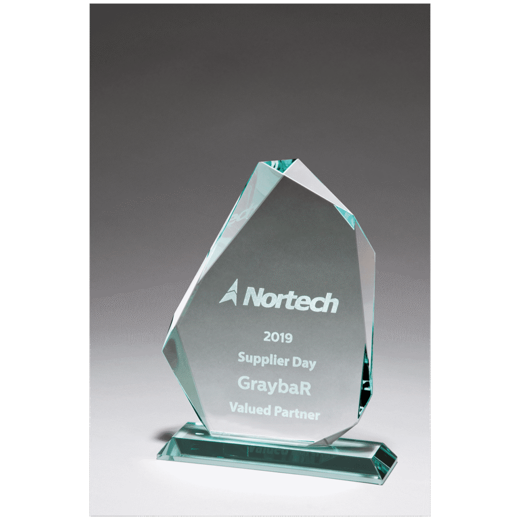 Thick Jade Glass Award.