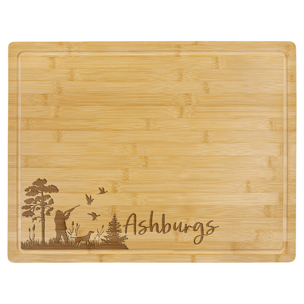 Bamboo Cutting Board with Drip Ring.