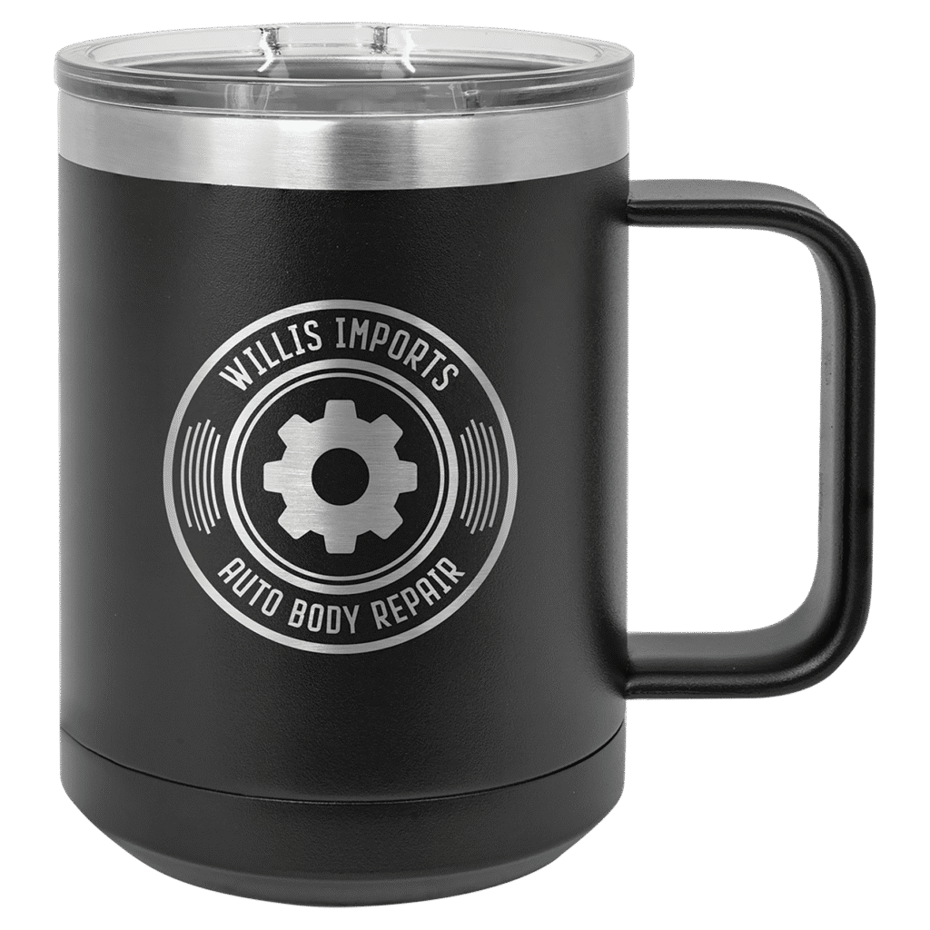 15 oz. Travel Mug with Slider Lid.