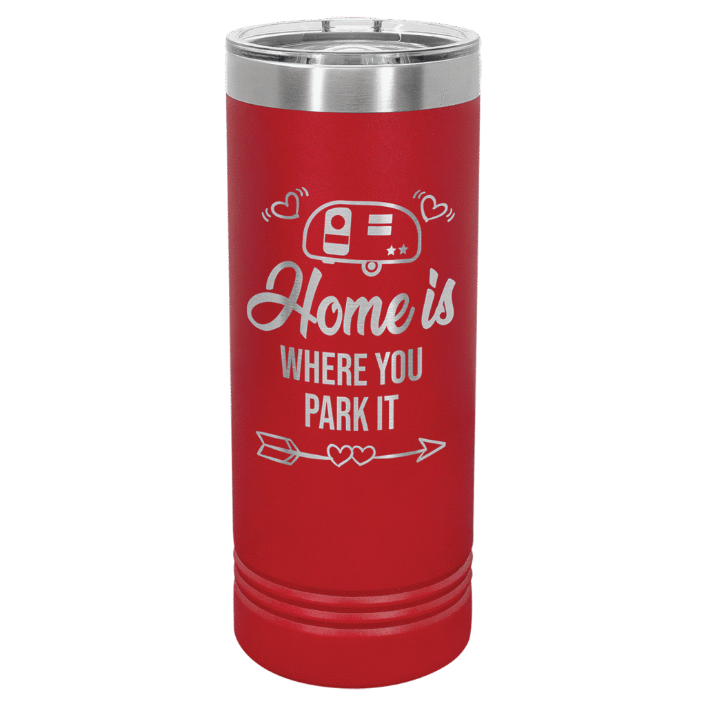 22 oz. Skinny Tumbler with Slider Lid.