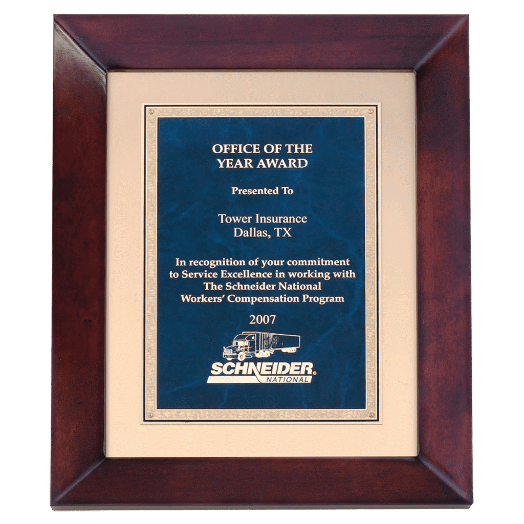 Cherry Finish Frame w/Sapphire Marble.