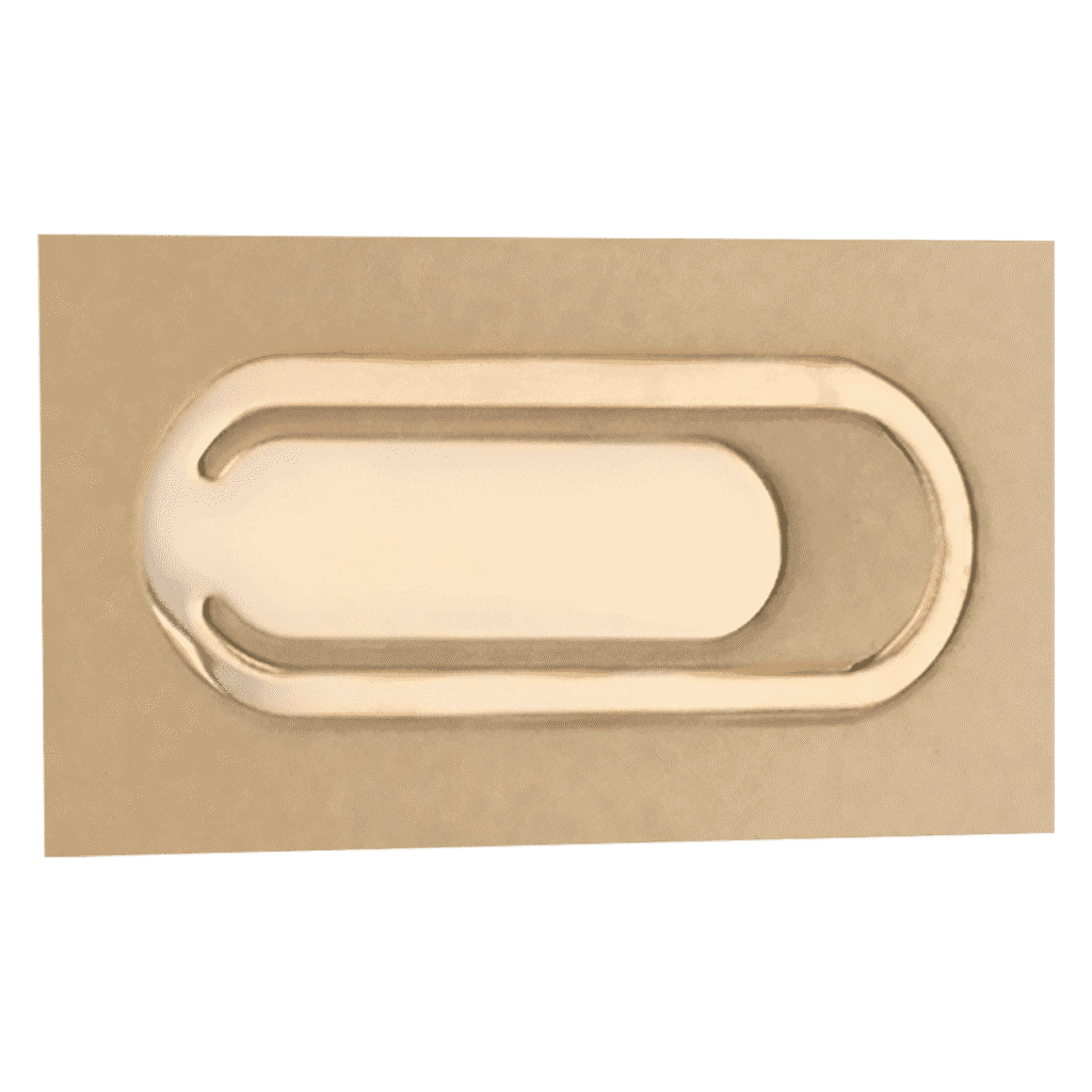 Gold Plated Bookmark.
