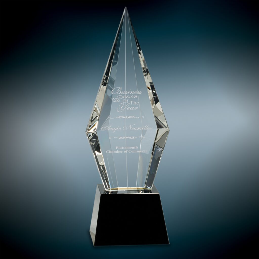 Obelisk Facet Crystal.