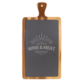 Acacia Wood/Slate Cutting Board.