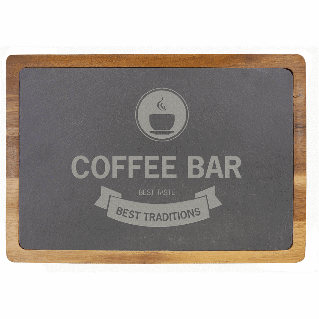 Acacia Wood/Slate Cutting Board.