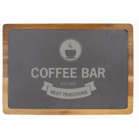 Acacia Wood/Slate Cutting Board.